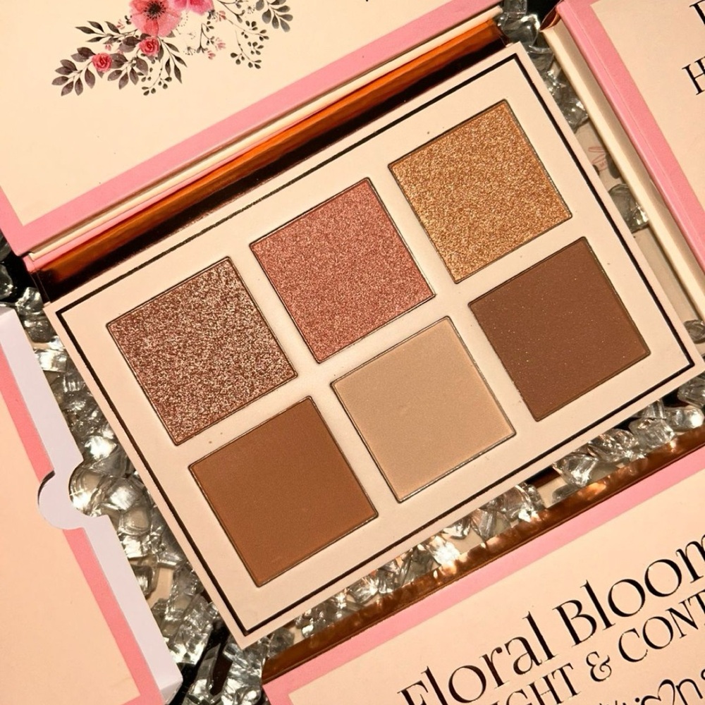 Floral Bloom Highlight & Contour Palette
